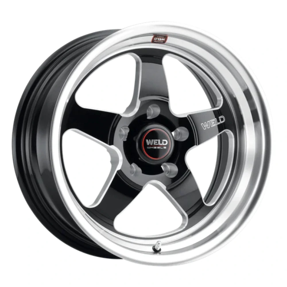 Weld Racing S155 Ventura 18 by 11 gloss black milled wheel