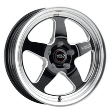 Load image into Gallery viewer, Weld Racing S155 Ventura Drag 17 by 10 gloss black milled wheel