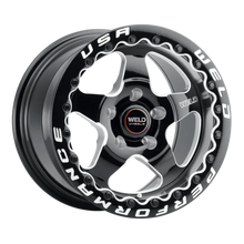 Load image into Gallery viewer, Weld Racing S904 Ventura Beadlock 17 by 10 gloss black milled wheel