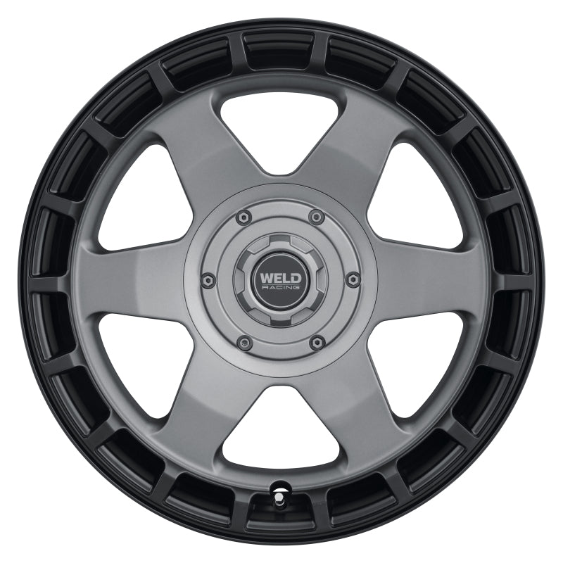 Weld Ridge Satin Gunmetal Black Ring wheel for 6x135 and 6x139.7 off-road trucks