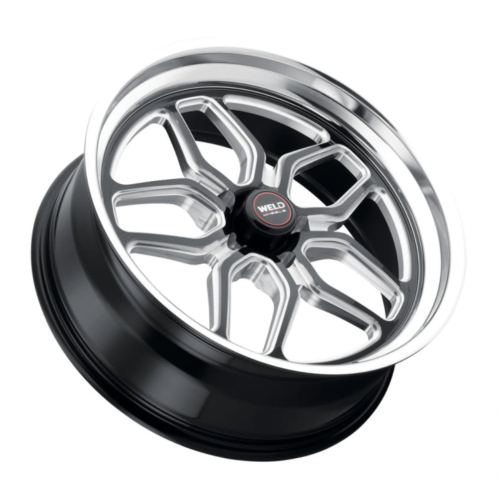 Weld Weld S107 22X10.5 Laguna 5X127 ET13 BS6.25 Gloss Black MIL Dia 78.1