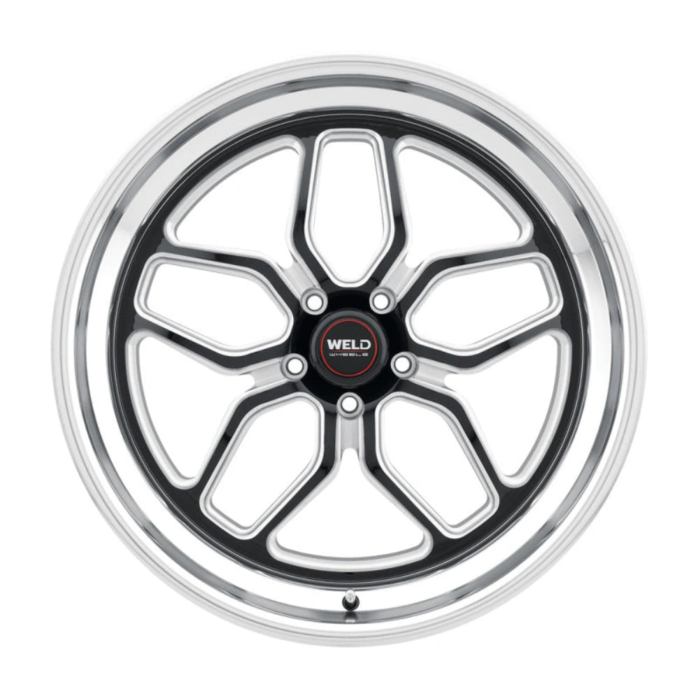 Weld Weld S107 22X10.5 Laguna 5X127 ET13 BS6.25 Gloss Black MIL Dia 78.1