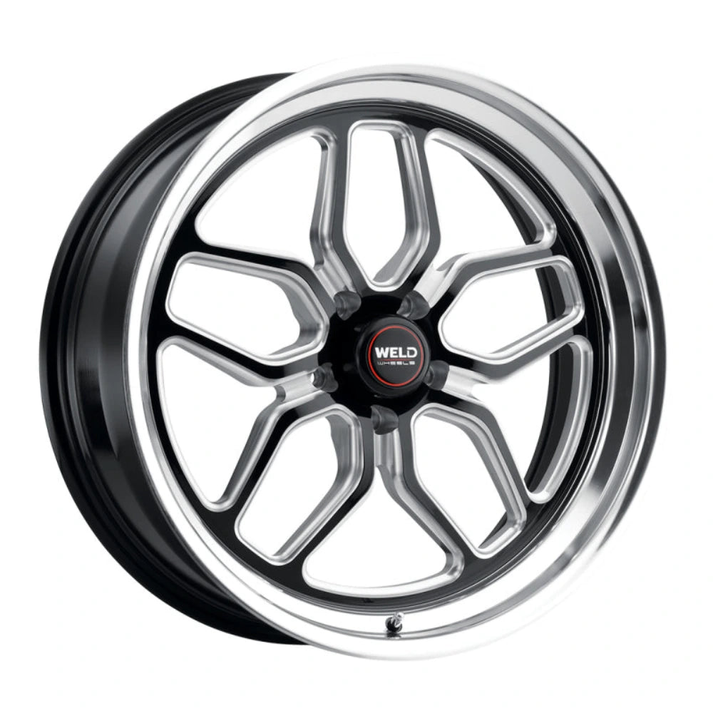 Weld Weld S107 22X10.5 Laguna 5X127 ET13 BS6.25 Gloss Black MIL Dia 78.1