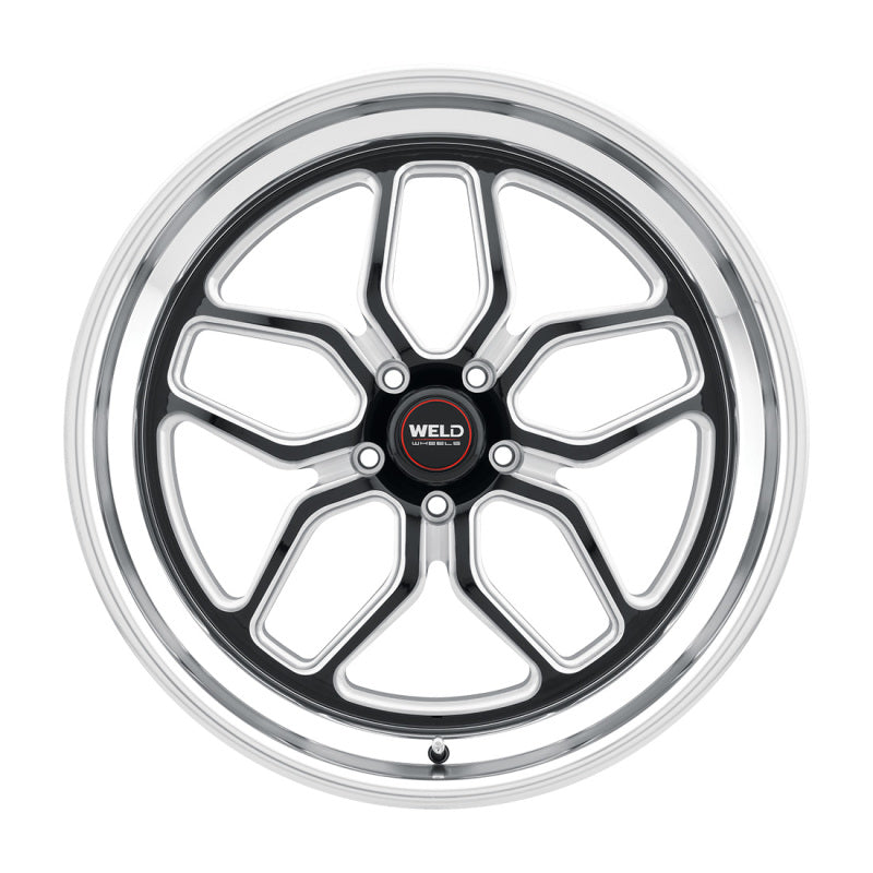 Weld Weld S107 22X8.5 Laguna 5X127 ET06 BS5.00 Gloss Black MIL Dia 78.1