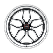 Load image into Gallery viewer, Weld Weld S107 22X8.5 Laguna 5X127 ET06 BS5.00 Gloss Black MIL Dia 78.1