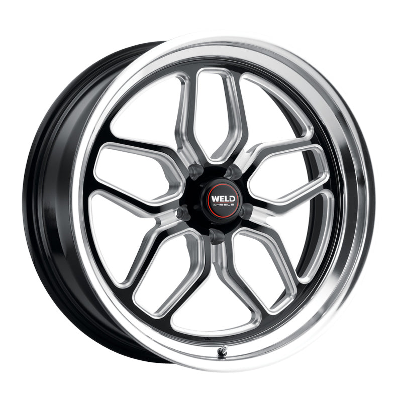 Weld Weld S107 22X8.5 Laguna 5X127 ET06 BS5.00 Gloss Black MIL Dia 78.1