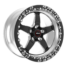 Load image into Gallery viewer, Weld S71 15x10.33 / 5x4.5 BP / 6.5in. BS Black Wheel (Medium Pad) - Black Single Beadlock MT - Black Ops Auto Works