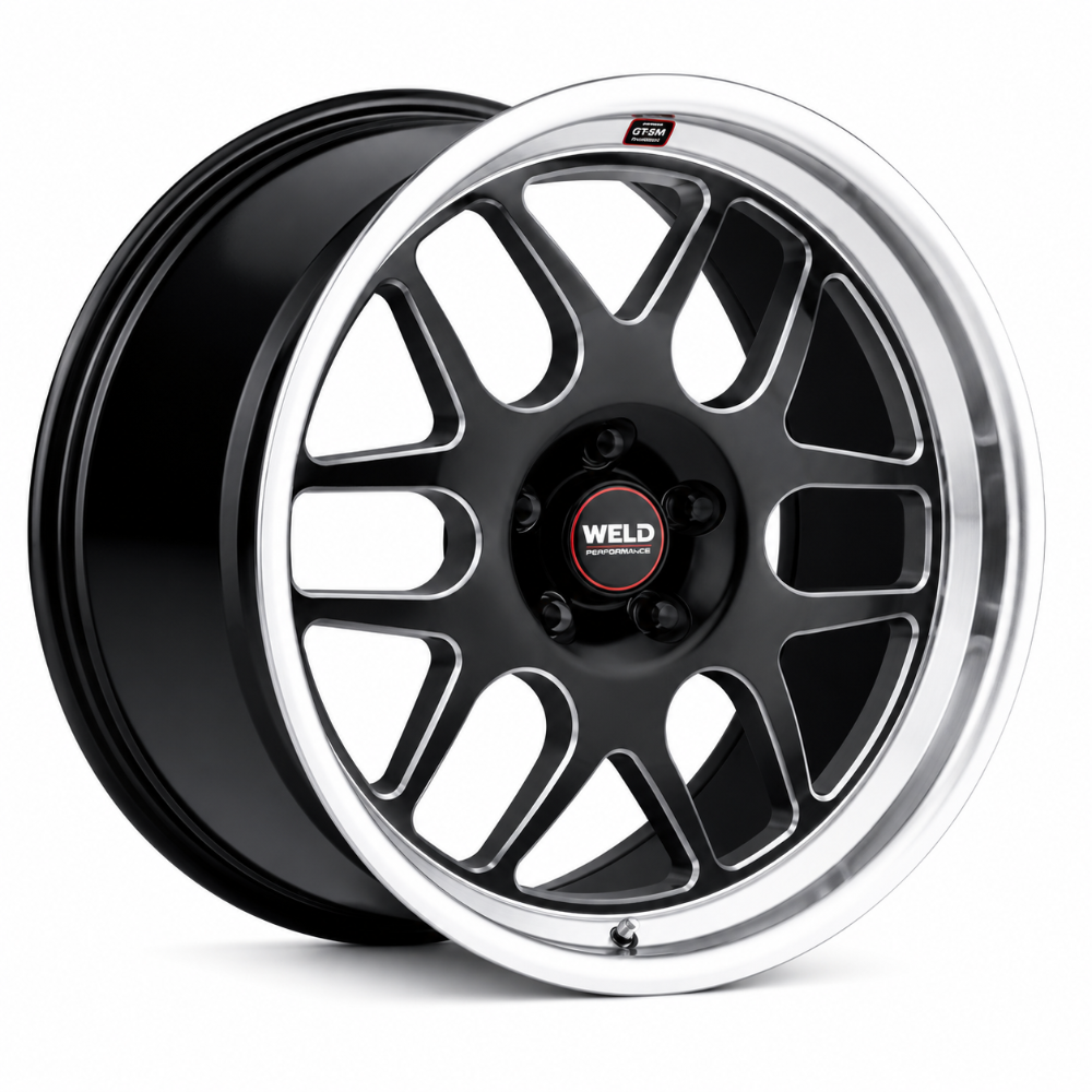 Weld Solana 20x9.5 6x135 ET25 gloss black MIL DIA wheel