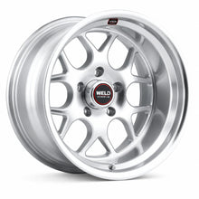 Load image into Gallery viewer, Weld S11129589P25 Solana 22x9.5 wheel with 6x135 bolt pattern, ET25 offset, 87.1mm bore, and gloss silver machined finish.