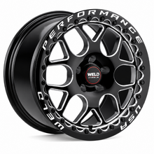 Load image into Gallery viewer, Weld Solana Beadlock 17x10 gloss black wheel with 5x120 bolt pattern