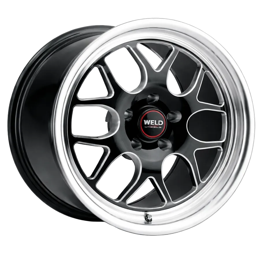 Weld Solana Drag 17x11 / 5x115 BP / ET0 / 78.1mm Bore - Gloss Black MIL DIA Wheel Weld WELS16071171P00