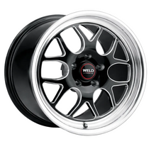 Load image into Gallery viewer, Weld Solana Drag 17x11 / 5x115 BP / ET0 / 78.1mm Bore - Gloss Black MIL DIA Wheel Weld WELS16071171P00