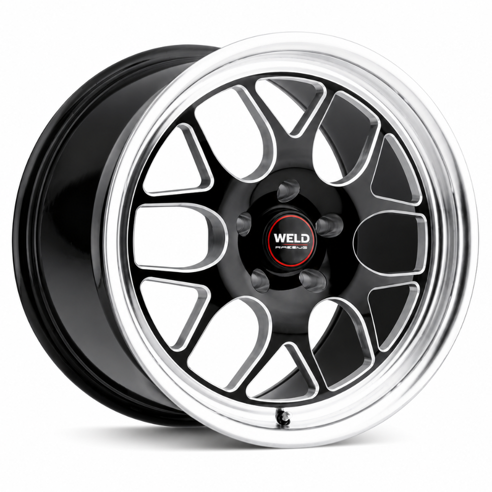 Weld Solana Drag 20x10 6x135 ET38 gloss black MIL wheel with 87.1mm bore