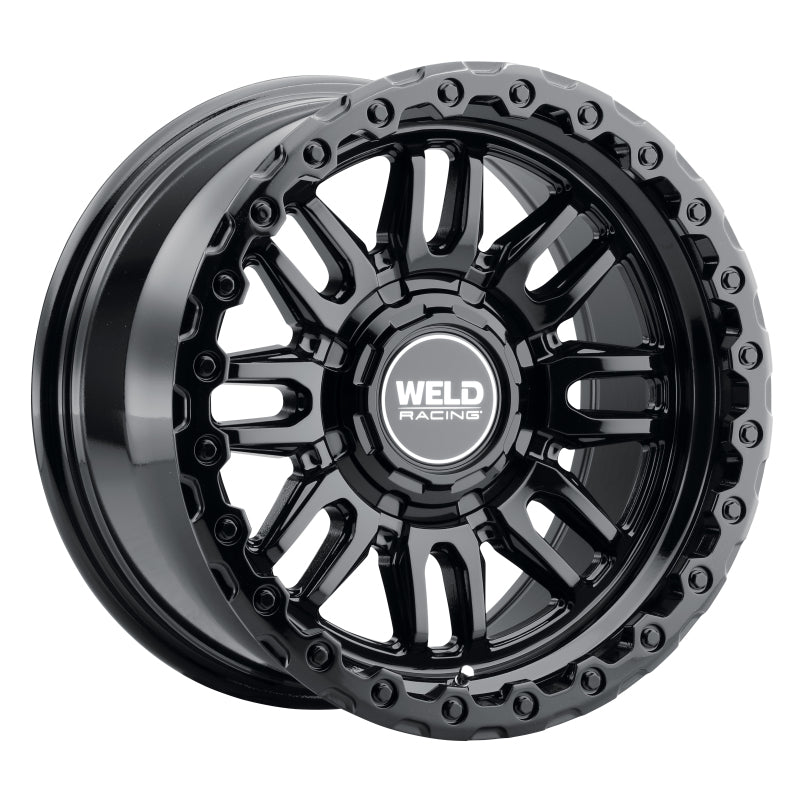 Weld Off-Road Swift 17x9 Gloss Black wheel with 5x114.3 and 5x127 bolt pattern