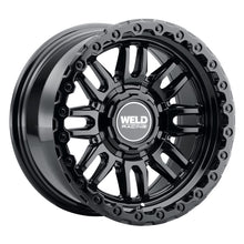 Load image into Gallery viewer, Weld Off-Road Swift 17x9 Gloss Black wheel with 5x114.3 and 5x127 bolt pattern
