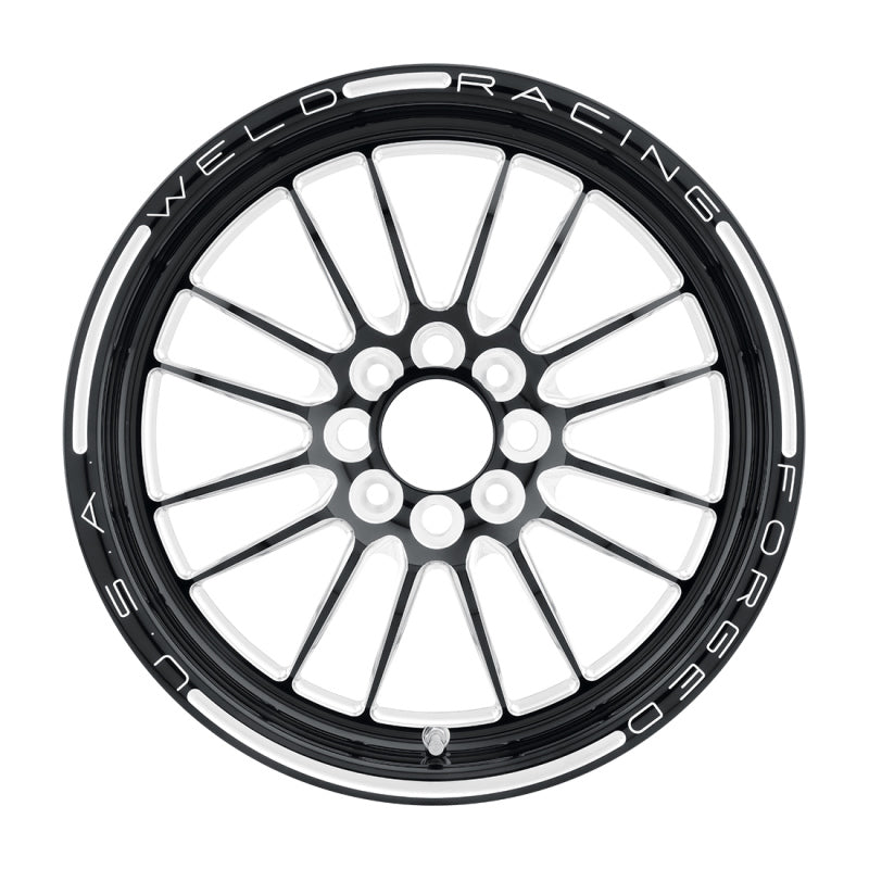 Weld Tuner Import 15x3.5 / 4x100mm BP / 2.25in. BS 1-Piece Black Wheel - Black Ops Auto Works