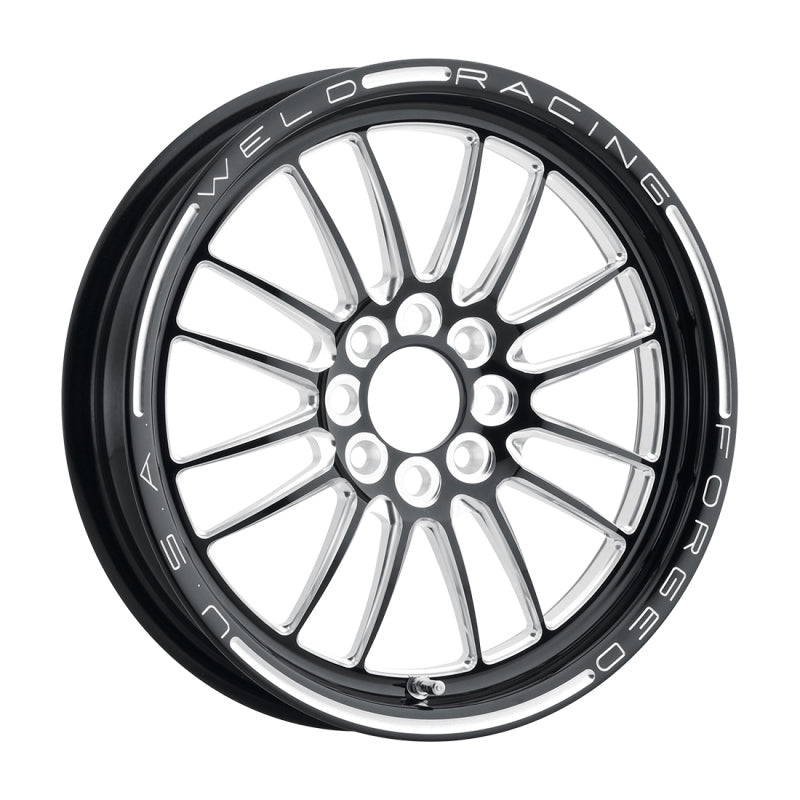 Weld Tuner Import 15x3.5 / 4x100mm BP / 2.25in. BS 1-Piece Black Wheel - Black Ops Auto Works
