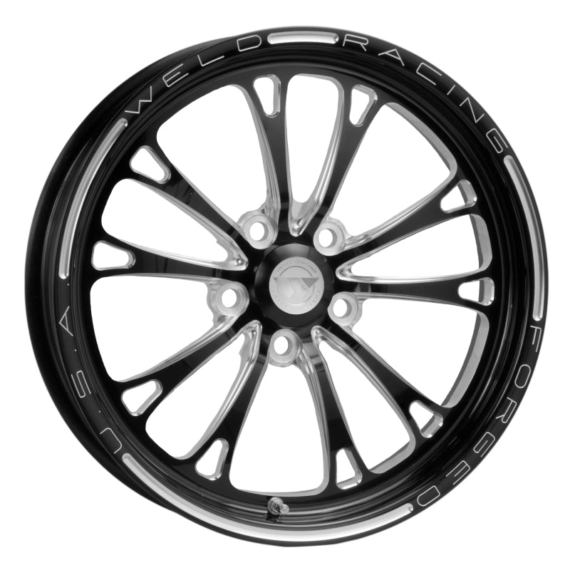 Weld V-Series 1-Piece 17x4.5 / 5x4.75 BP / 2.25in. BS Black Wheel - Non-Beadlock - Weld 84B-1704274