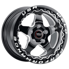 Load image into Gallery viewer, Weld S904 15x10 Ventura Beadlock 5x114.3 ET51 BS7.50 Gloss BLK MIL DIA 78.1 - Weld S904B0067P51