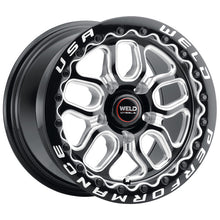 Load image into Gallery viewer, Weld S907 15X10 Laguna Beadlock 5X114.3 ET25 BS6.5 Gloss Black MIL Dia 78.1 - Weld S907B0067P25