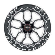 Load image into Gallery viewer, Weld S907 15X10 Laguna Beadlock 5X114.3 ET25 BS6.5 Gloss Black MIL Dia 78.1 - Weld S907B0067P25