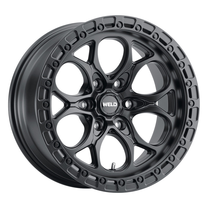 Weld Off-Road Ledge Six W108 20x9 / 6x139.7 BP / 5 In BS Satin Black Wheel - Weld W10809084500