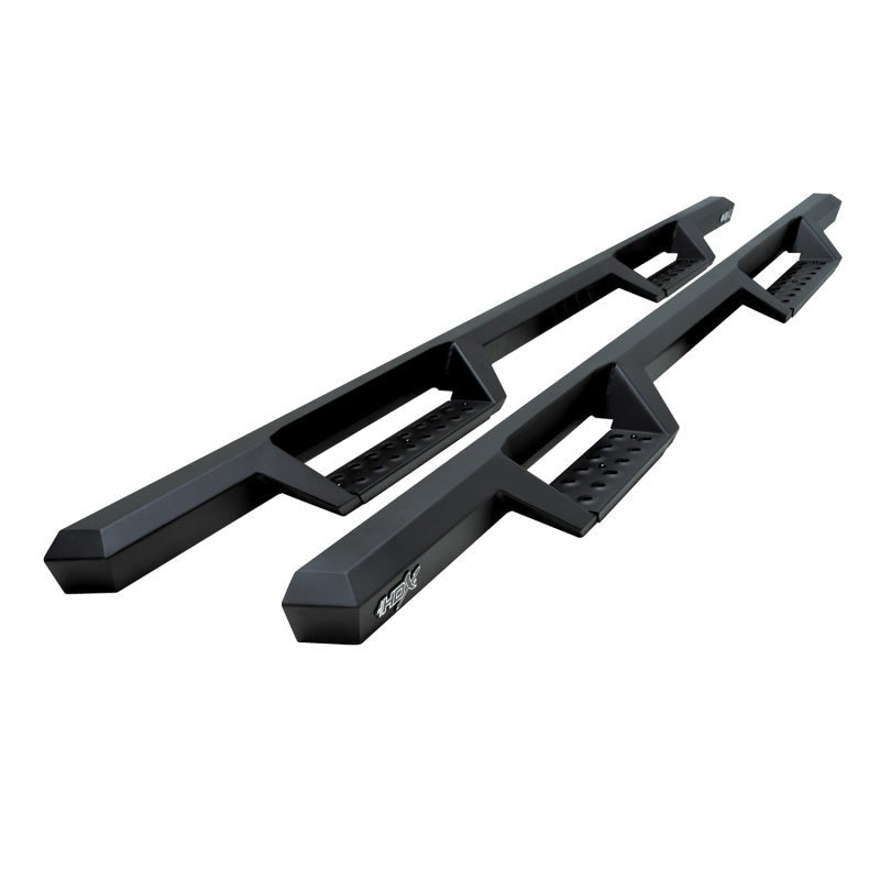 Westin Westin 04-13 Chevy Silverado 1500 Crew Cab 2004-2013 HDX Drop Nerf Step Bars - Textured Black
