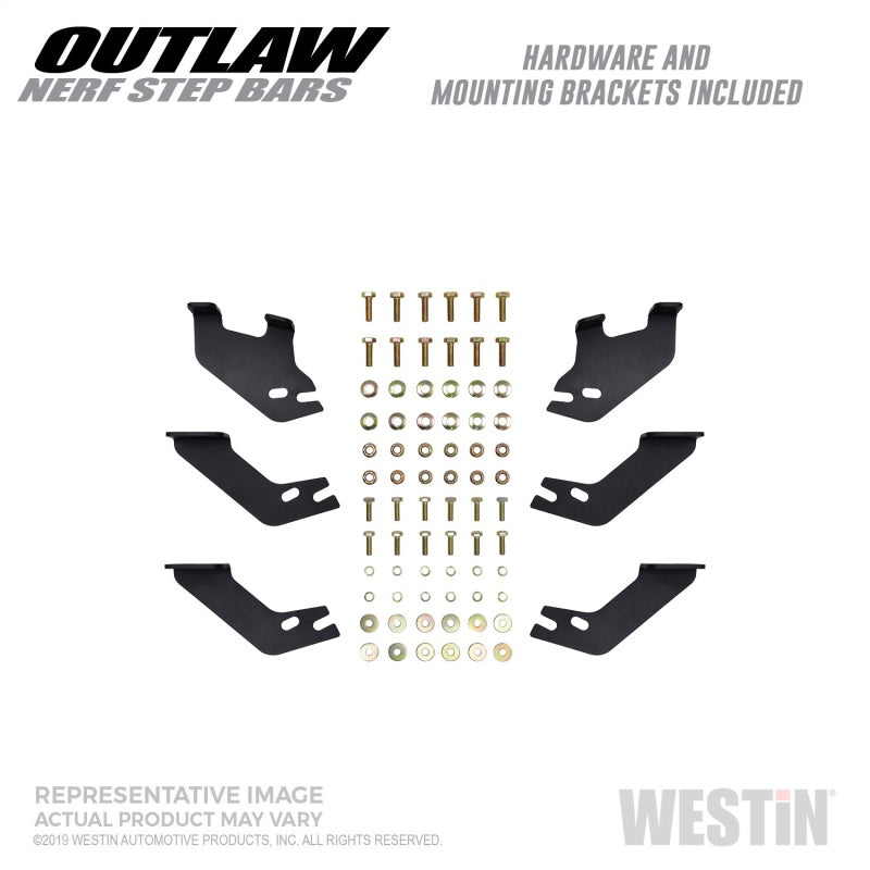 Westin Westin 05-19 Toyota Tacoma Double Cab Outlaw Nerf Step Bars