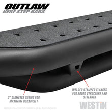 Load image into Gallery viewer, Westin Westin 05-19 Toyota Tacoma Double Cab Outlaw Nerf Step Bars