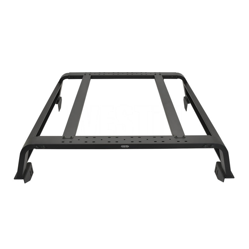 Westin 05-21 Toyota Tacoma 6ft Bed Overland Cargo Rack - Textured Black - Black Ops Auto Works