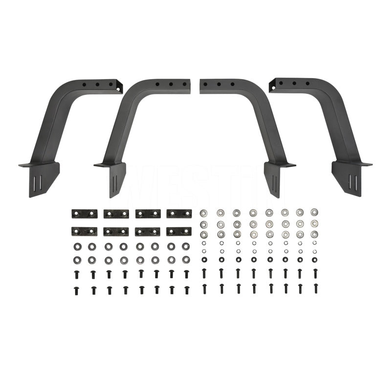 Westin Westin 05-21 Toyota Tacoma Overland Cargo Rack Base - Textured Black