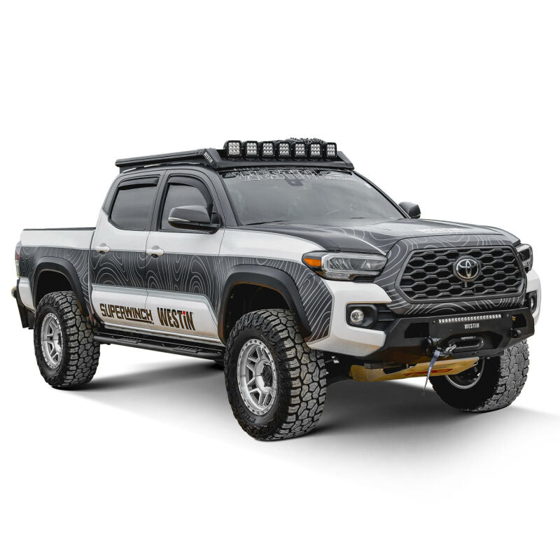 Westin Westin 05-23 Toyota Tacoma Rock Slider - Textured Black