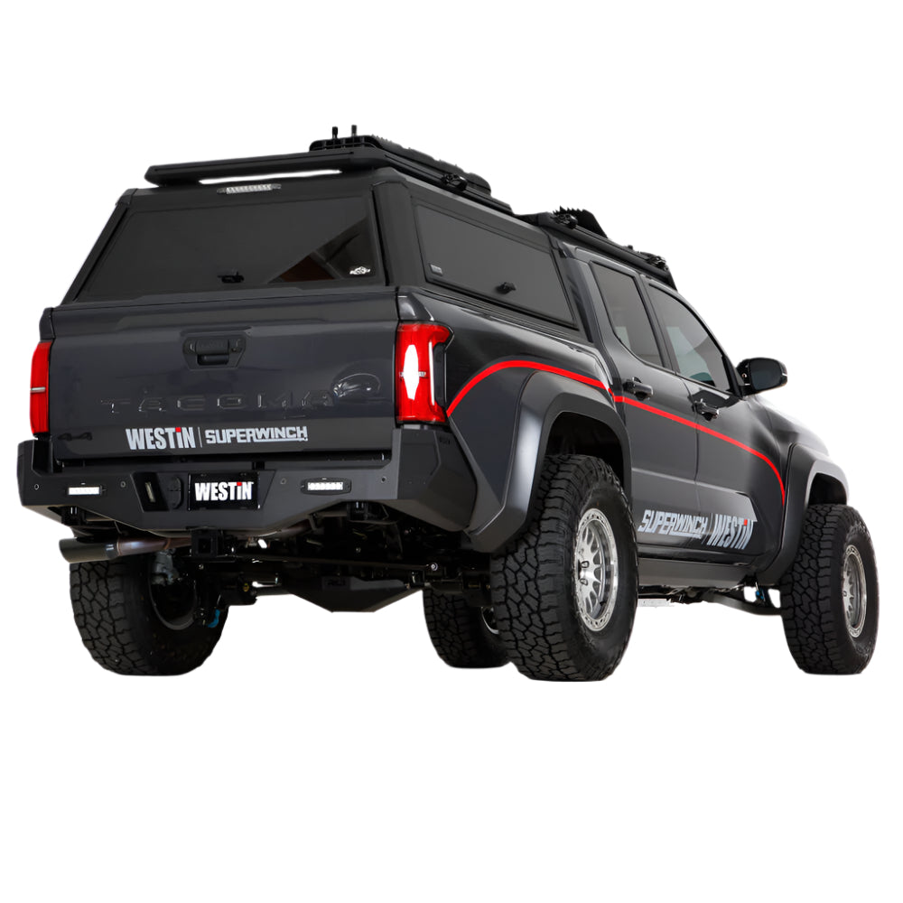 Westin Westin 07-21 Toyota Tundra Crewmax 5.5ft. Bed EXP Truck Cap Top - Black (Box 2 Req 16-13255BS)