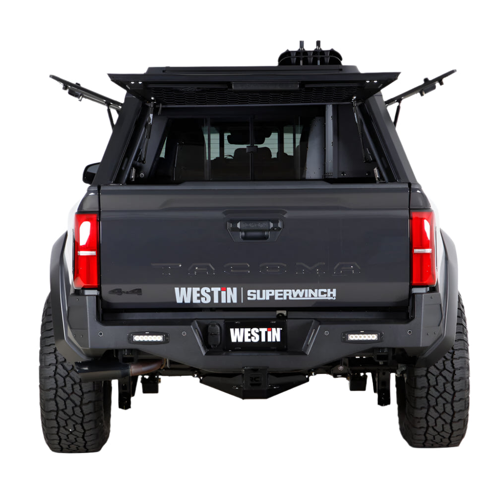 Westin Westin 07-21 Toyota Tundra Crewmax 5.5ft. Bed EXP Truck Cap Top - Black (Box 2 Req 16-13255BS)