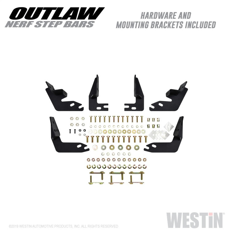 Westin Westin 09-18 Dodge RAM 1500 Crew Cab Outlaw Nerf Step Bars