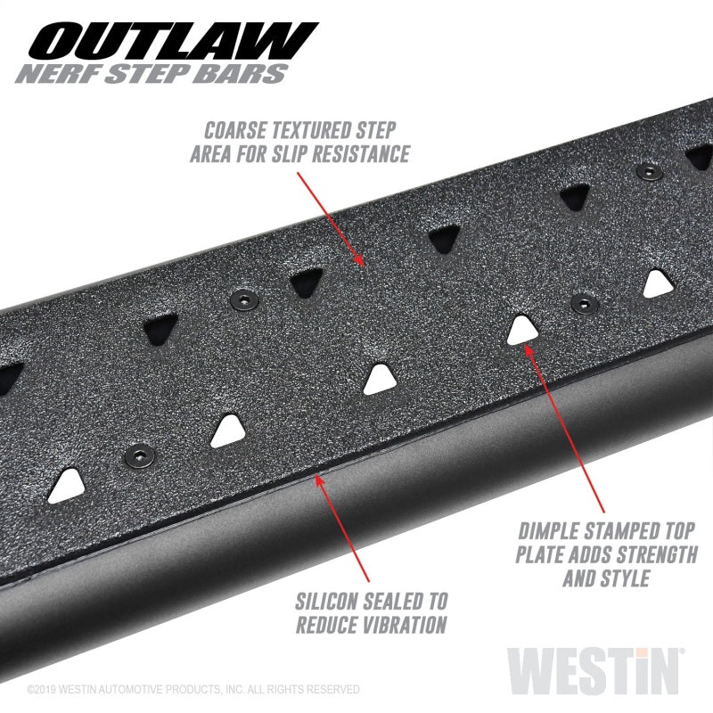 Westin Westin 09-18 Dodge RAM 1500 Crew Cab Outlaw Nerf Step Bars