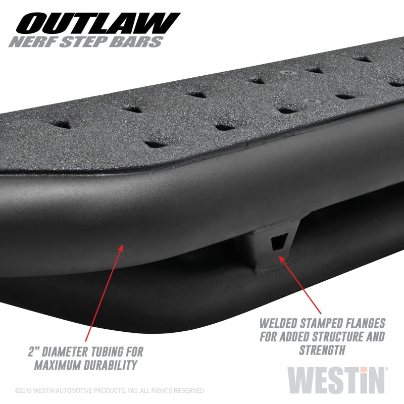 Westin Westin 09-18 Dodge RAM 1500 Crew Cab Outlaw Nerf Step Bars