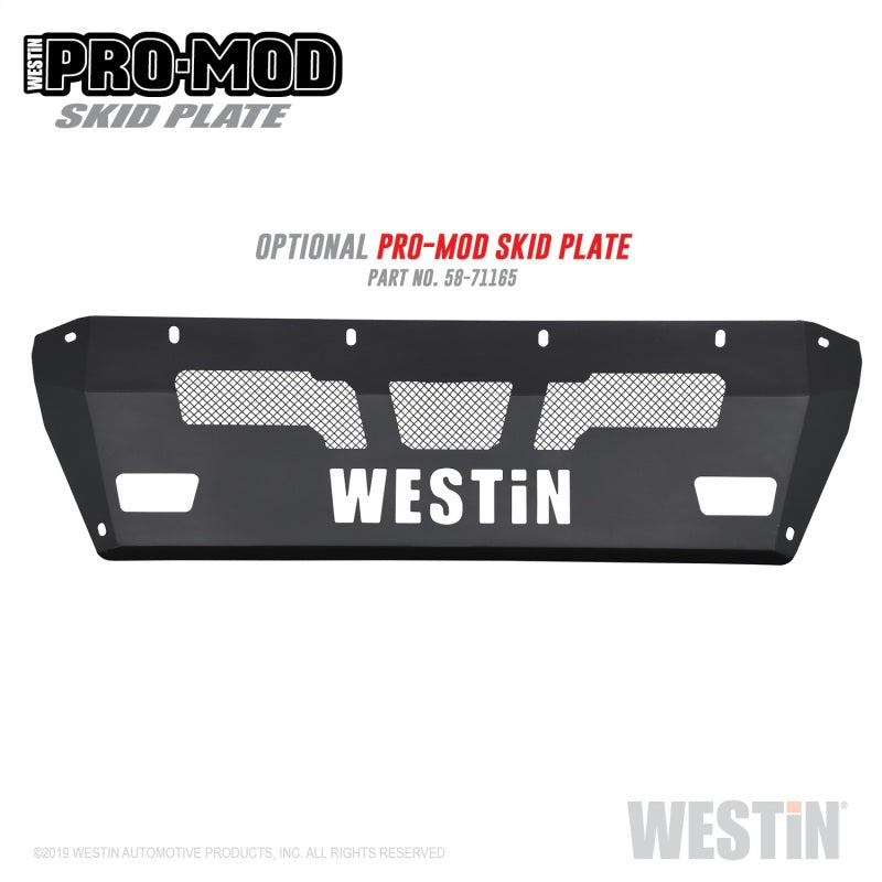 Westin 15-19 Chevrolet Silverado 2500/3500 Pro-Mod Front Bumper - Textured Black - Black Ops Auto Works