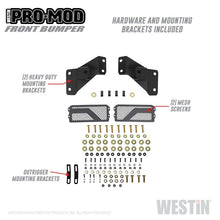Load image into Gallery viewer, Westin Westin 15-19 Chevrolet Silverado 2500/3500 Pro-Mod Front Bumper - Textured Black