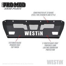 Load image into Gallery viewer, Westin Westin 15-19 Chevrolet Silverado 2500/3500 Pro-Mod Skid Plate - Textured Black