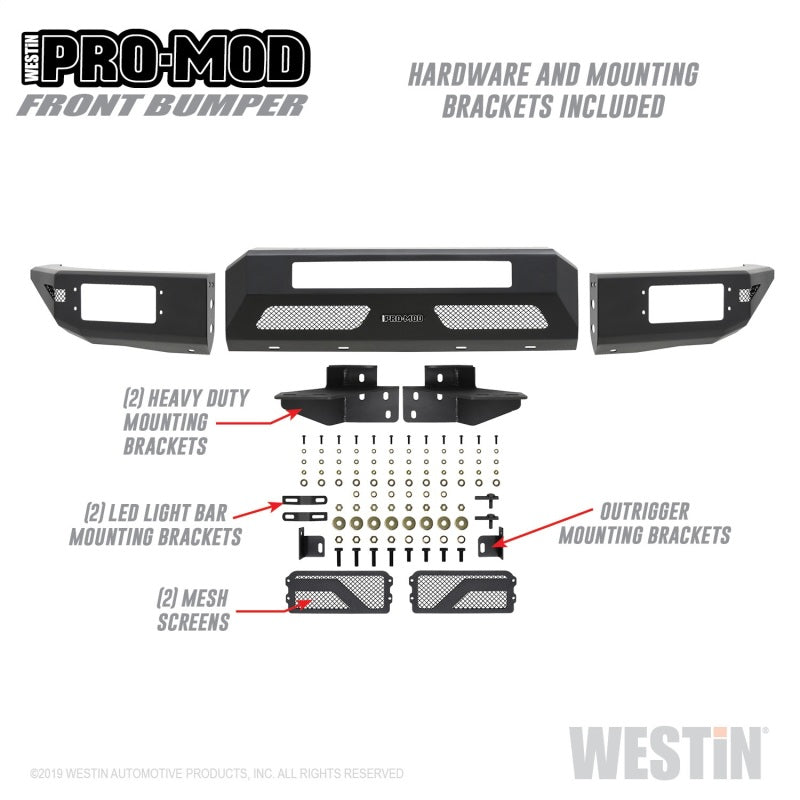 Westin Westin 15-20 Chevrolet Colorado Pro-Mod Front Bumper
