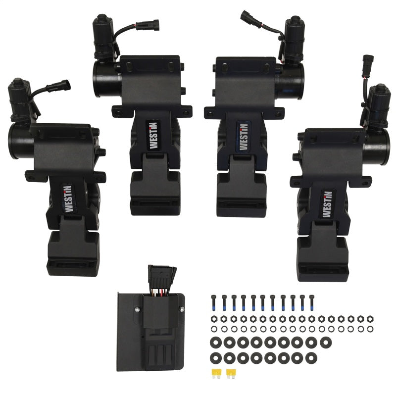 Westin Westin 15-23 Ford F-150 SuperCrew / 17-23 F-250/350 CrewCab Pro-e Running Boards - Tex. Blk
