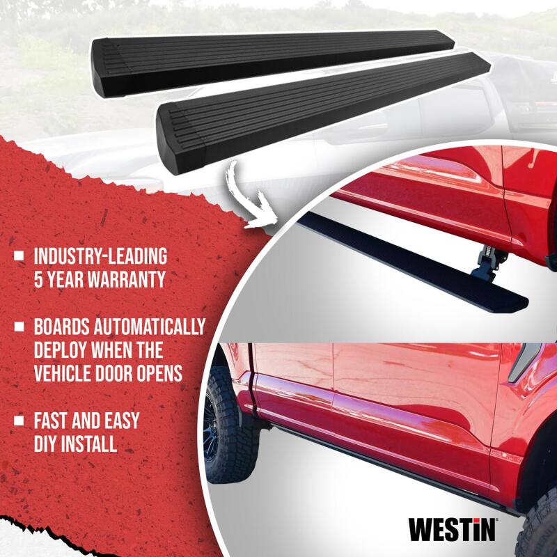 Westin Westin 15-25 Chevrolet Colorado/Canyon Crew Cab Pro-e Electric Running Boards - Textured Black