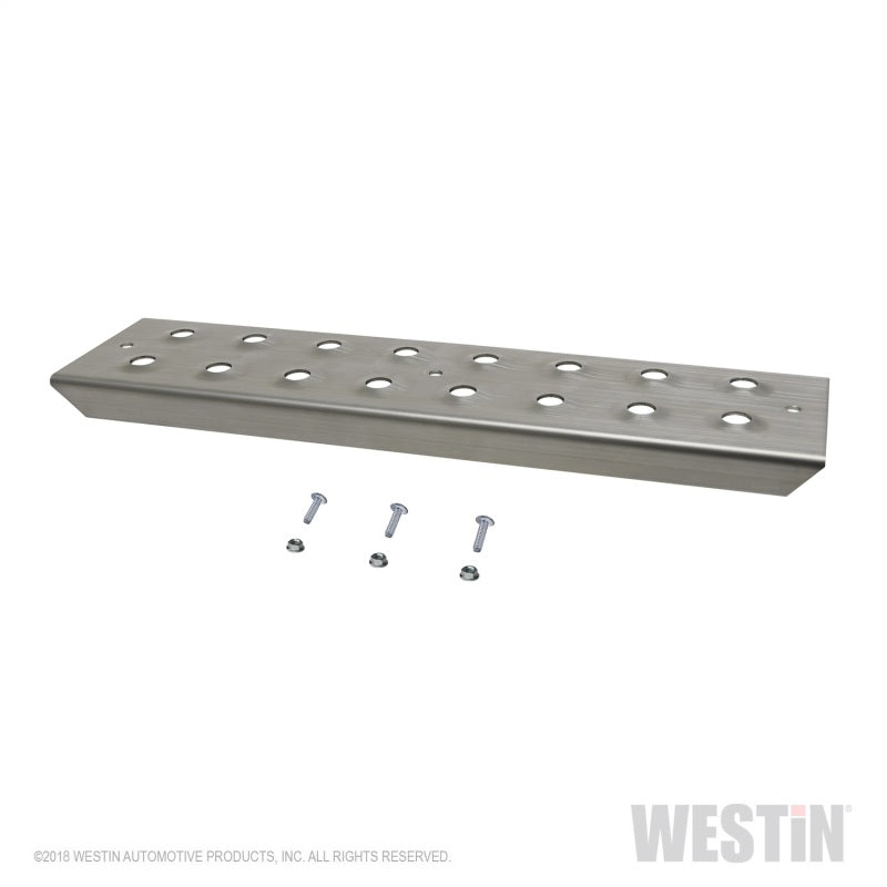 Westin Westin 15in Step Plate w/screws (Set of 2)- Stainless Steel
