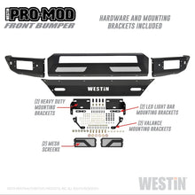 Load image into Gallery viewer, Westin Westin 16-19 Chevy/GMC Silverado/Sierra 1500 Pro-Mod Front Bumper