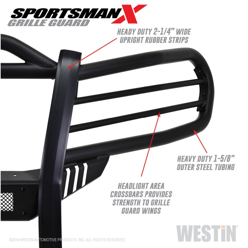 Westin 16-21 Toyota Tacoma Sportsman X Grille Guard - Tex. Blk - Black Ops Auto Works