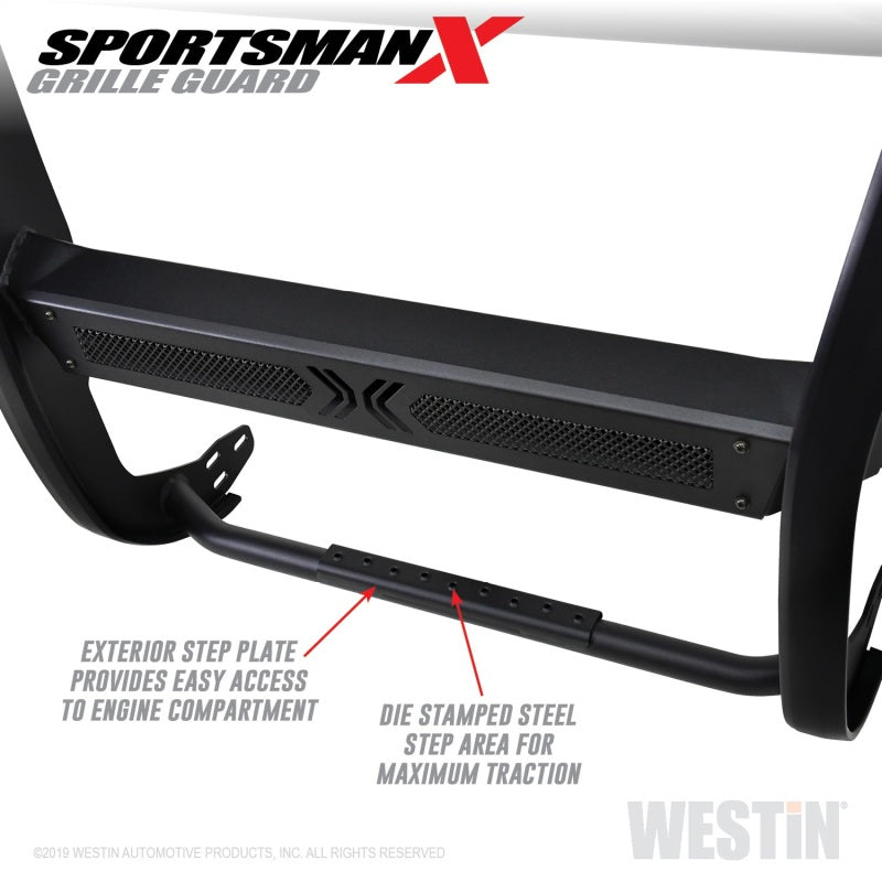 Westin Westin 16-21 Toyota Tacoma Sportsman X Grille Guard - Tex. Blk