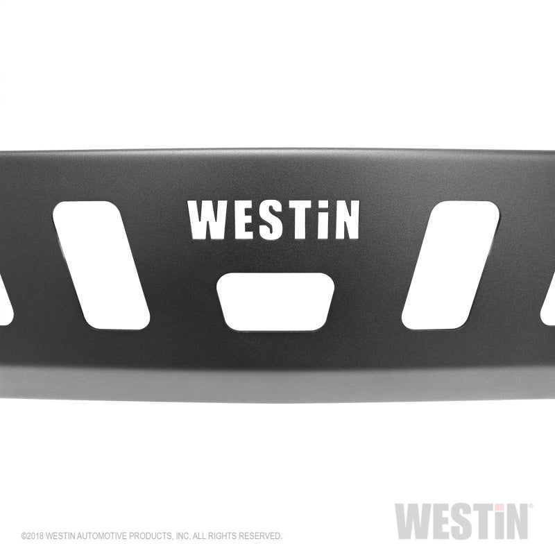 Westin 18-19 Jeep Wrangler JL Front Bumper Skid Plate - Textured Black - Black Ops Auto Works