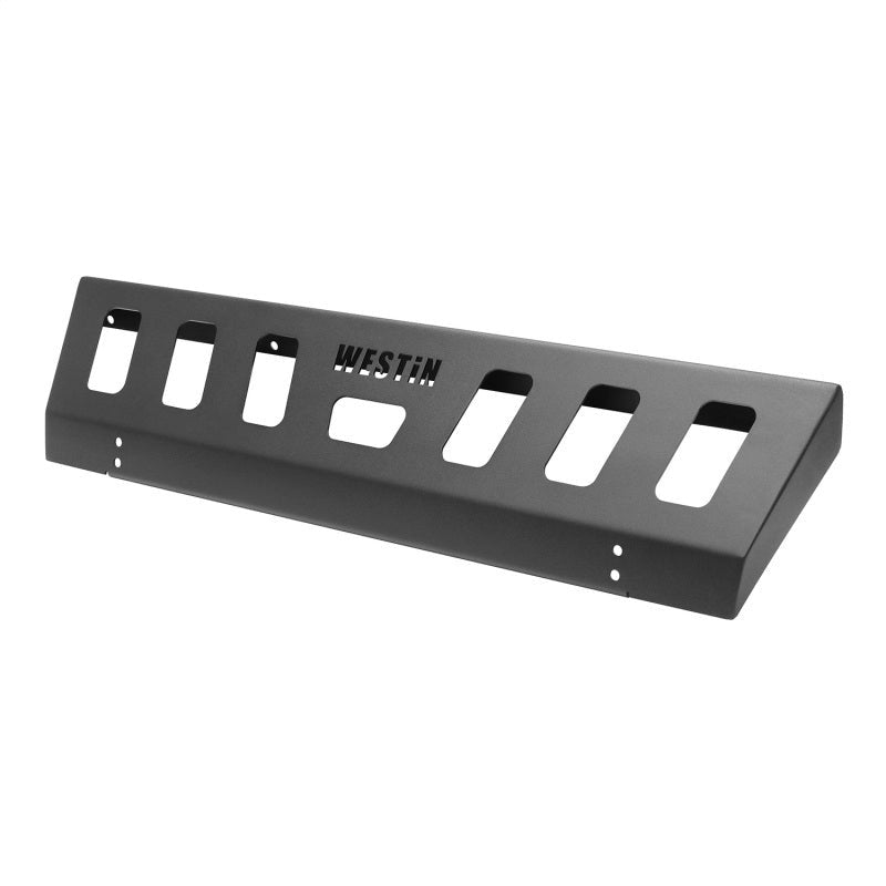 Westin 18-19 Jeep Wrangler JL Front Bumper Skid Plate - Textured Black - Black Ops Auto Works
