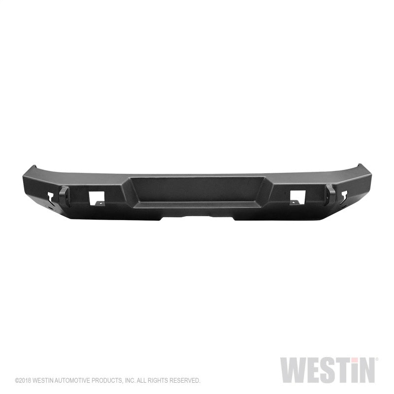 Westin 18-19 Jeep Wrangler JL Rear Bumper - Textured Black - Black Ops Auto Works